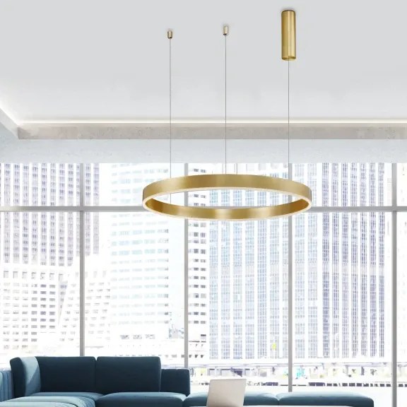 LED luster Motif 80 zlaté stmievateľné