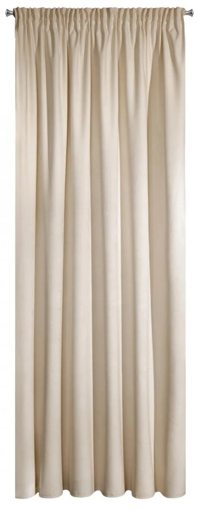 ZATEMŇOVACÍ ZÁVES NA PÁSKE VILLA 140X270 CM BÉŽOVÁ