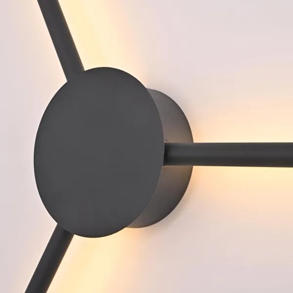 Brilagi - LED Nástenné svietidlo LUGO TRE LED/14W/230V čierna