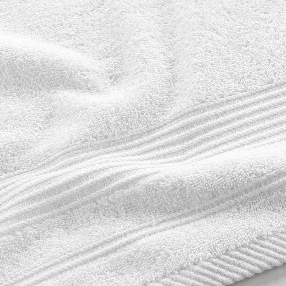 Biely froté bavlnený uterák 50x90 cm Tendresse – douceur d'intérieur