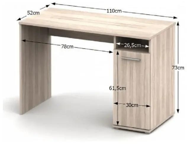 Kondela PC stôl SINGA 21, dub sonoma