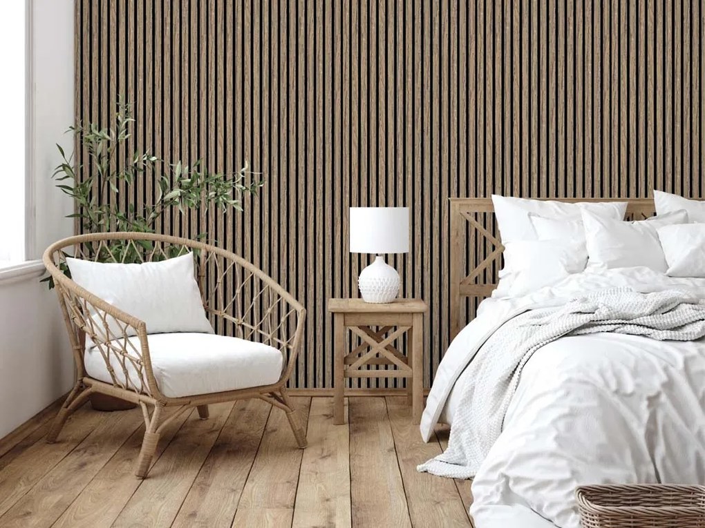 Akustický panel LEGI Home 60 x 270 cm, hnedý
