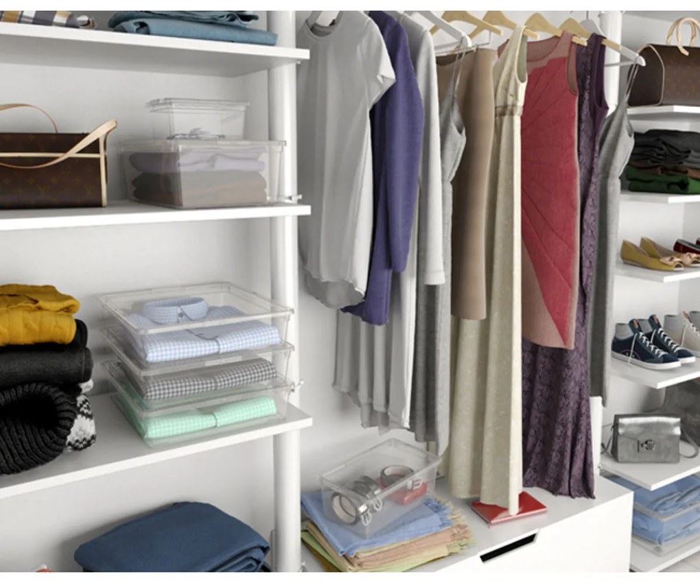 KIS C box Flat - transparent, 9l