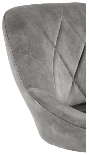 Barová stolička 106x47 cm šedá/čierna