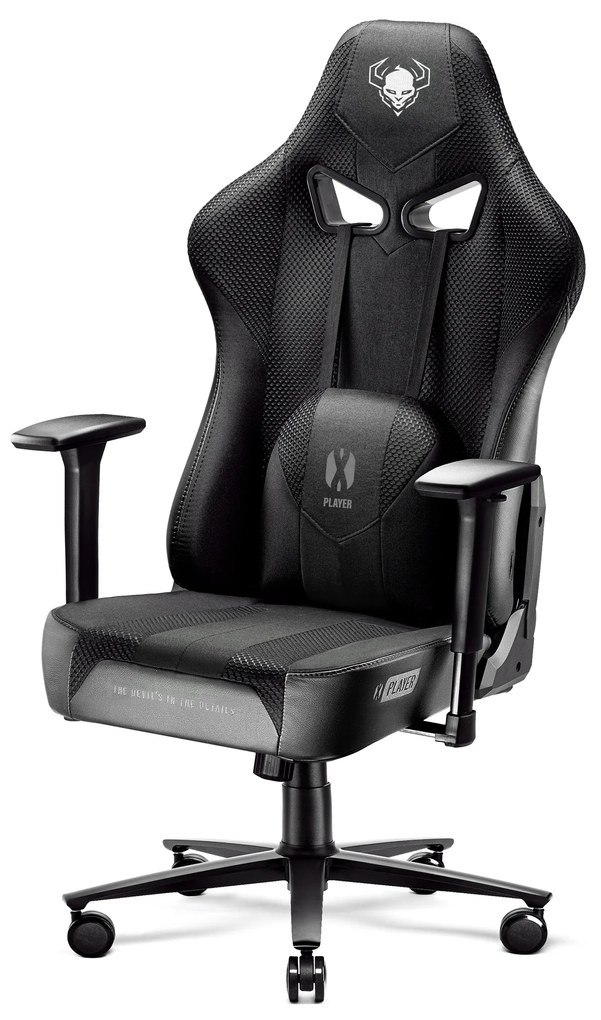 Látkové herné kreslo Diablo X-Player 2.0 Normal Size, čierne