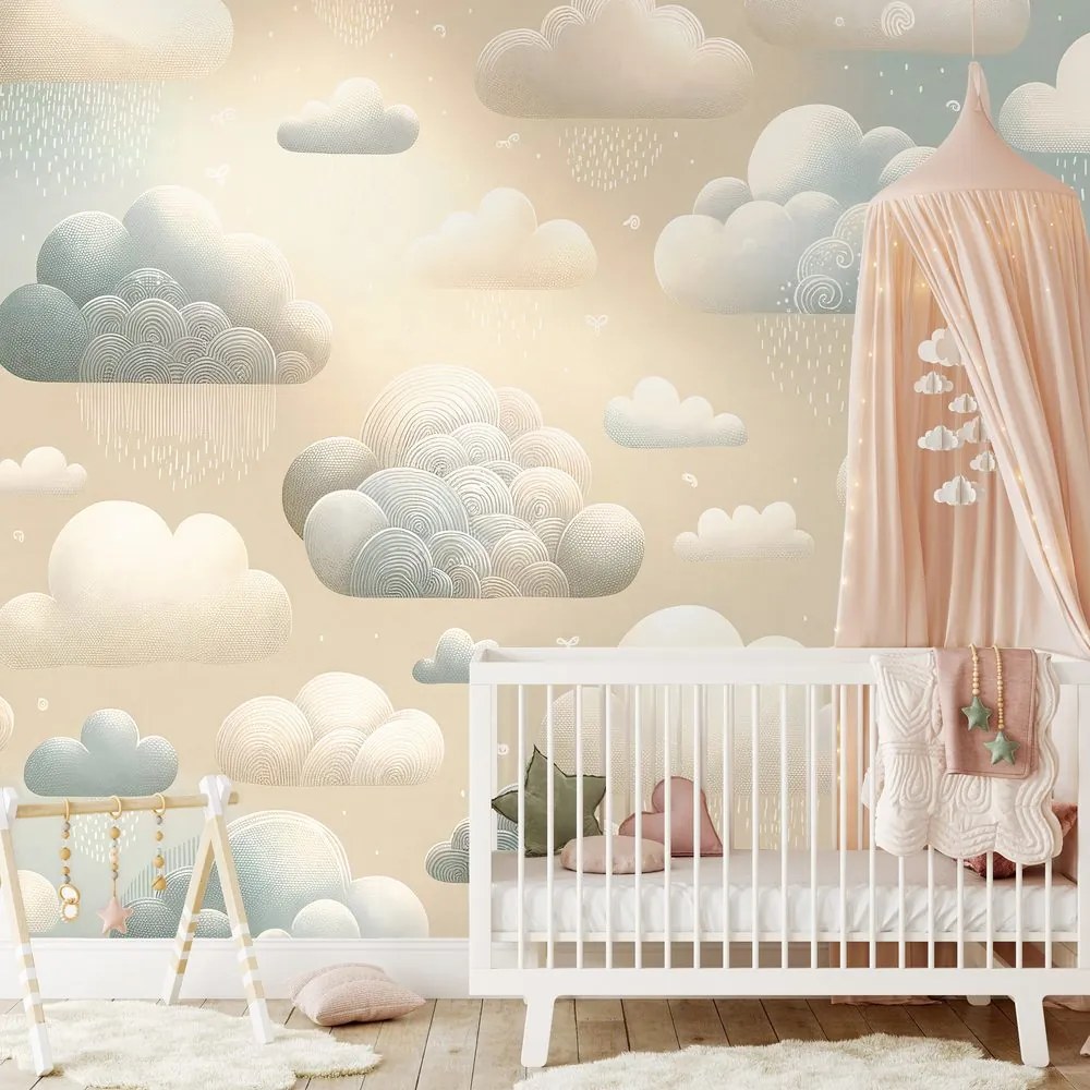 Fototapeta rozprávkové dažďové mraky