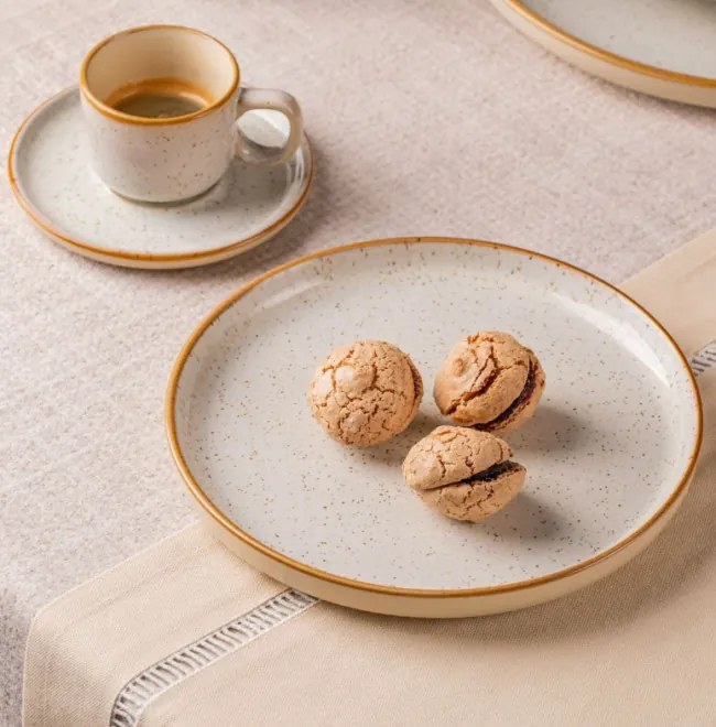 Dezertný tanier MORITA béžový 727719