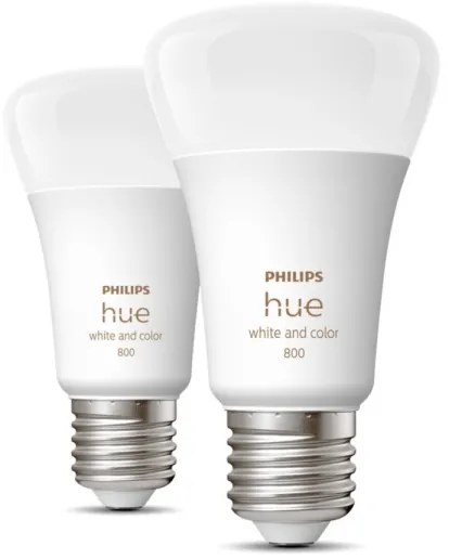 SADA 2x LED Stmievateľná žiarovka Philips Hue WACA A60 E27/6,5W/230V 2000-6500K