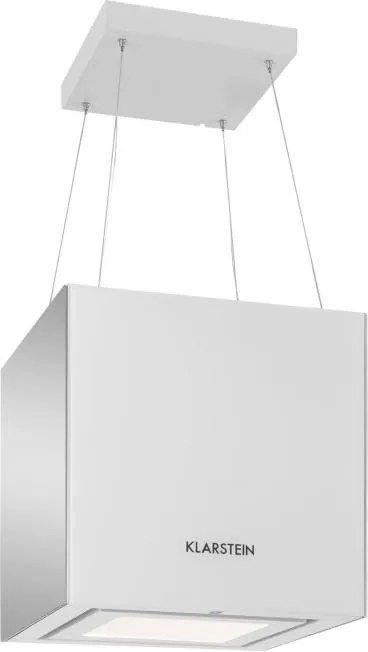 Klarstein Kronleuchter, 600m³/h, biely, stropný digestor, závesný, LED, sklo, zrkadliace strany