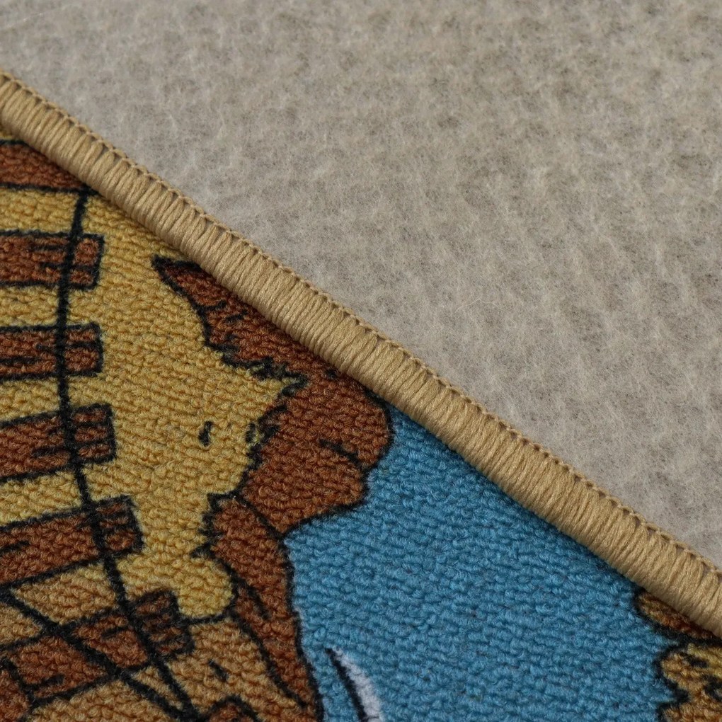 AladinWorld Expres, Detský kusový koberec Western, 200x400, viacfarebná, detská izba