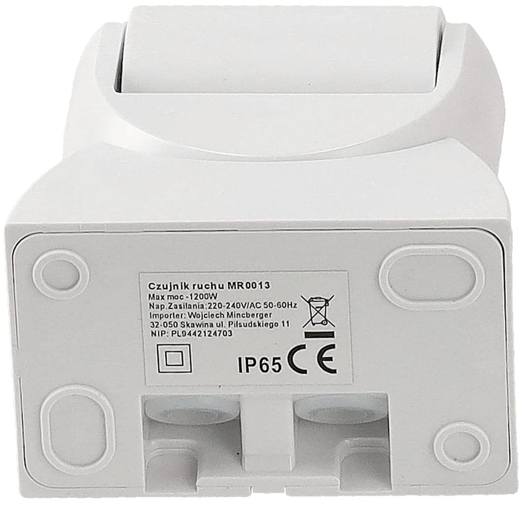 BERGE Pohybové čidlo PIR IP65 230V dosah 12m