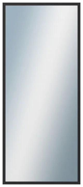 DANTIK - Zrkadlo v rámu, rozmer s rámom 60x140 cm z lišty Hliník čierna (7005021)