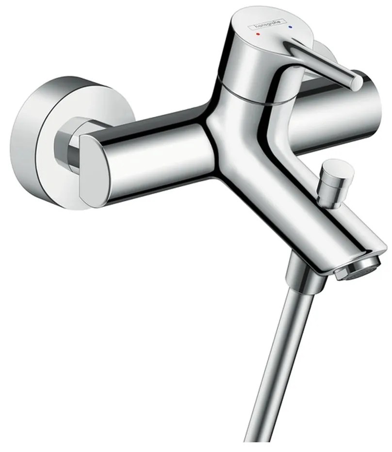 Hansgrohe Talis S, nástenná vaňová batéria, chrómová, HAN-72400000