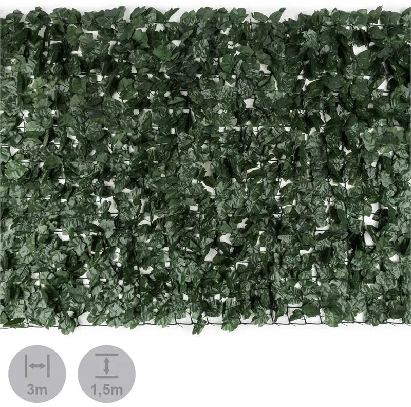 Blumfeldt Fency Dark Ivy, zástena, ochrana pred pozorovaním, ochrana pred vetrom, 300 x 150 cm, brečtan, tmavozelená