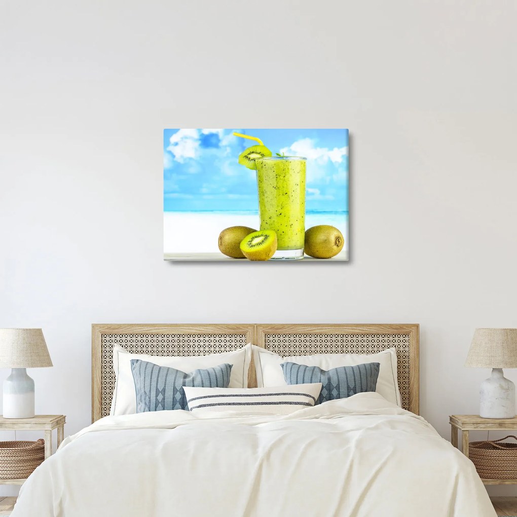 Obraz - kiwi smoothie (70x50 cm)