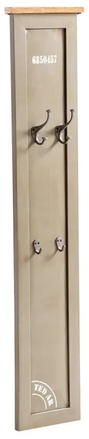 furniture-nabytek.cz - Masívny predsieňový set Pune z mangového dreva, lakovaný, hnedý – 5ks