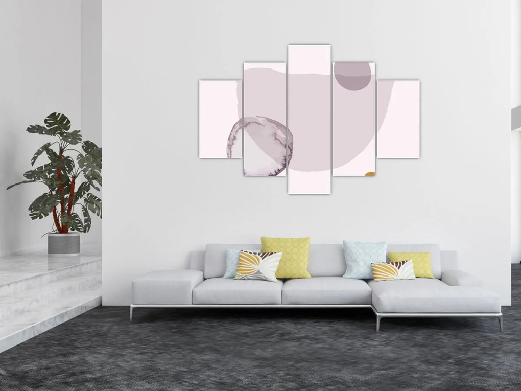 Obraz - Fialový minimalizmus N⁰2 (150x105 cm)