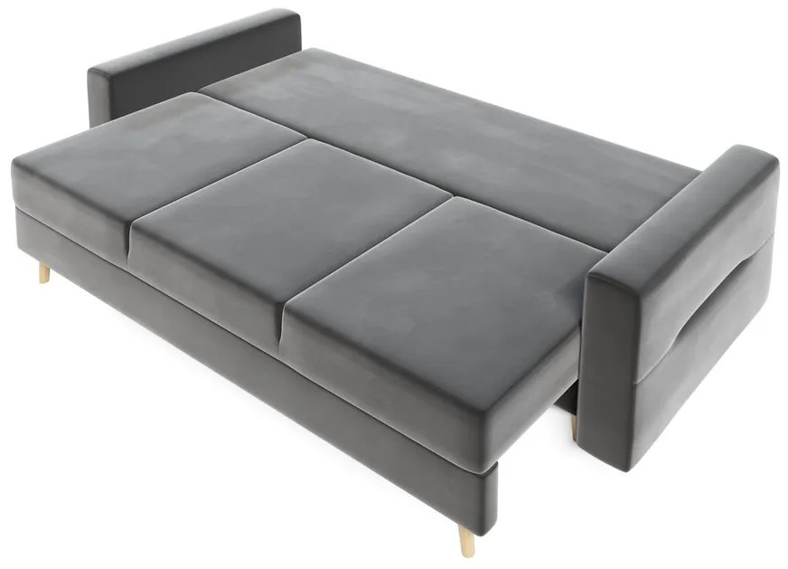 Rozkladacia čalúnená pohovka BERGEN, 230x87x87, itaka 15
