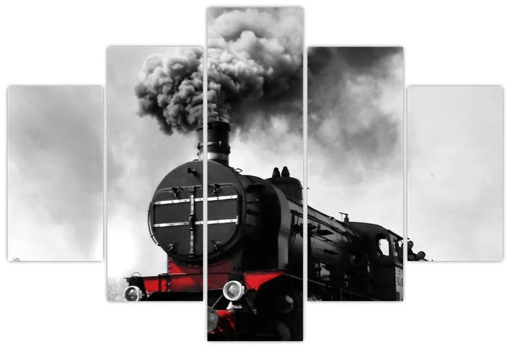 Historická lokomotíva - obraz