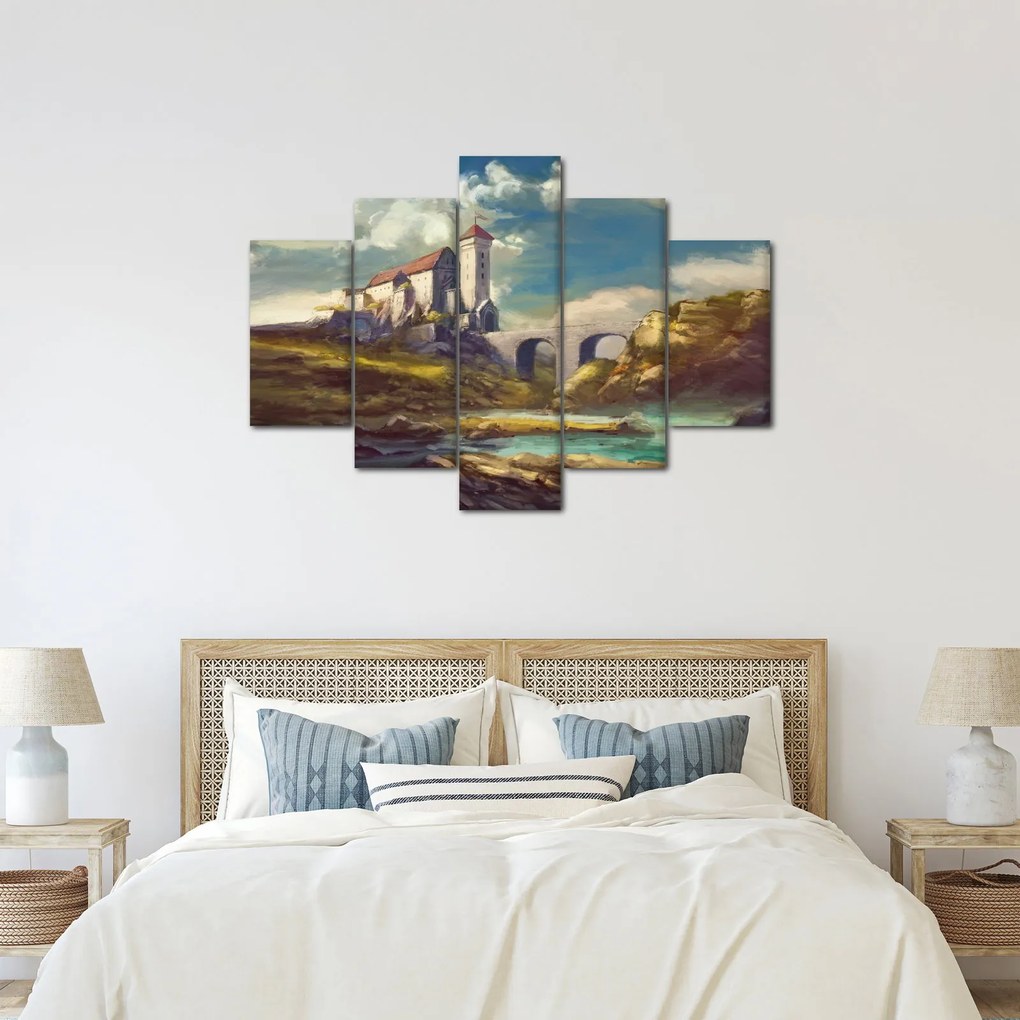 Obraz - Stredoveký hrad (150x105 cm)