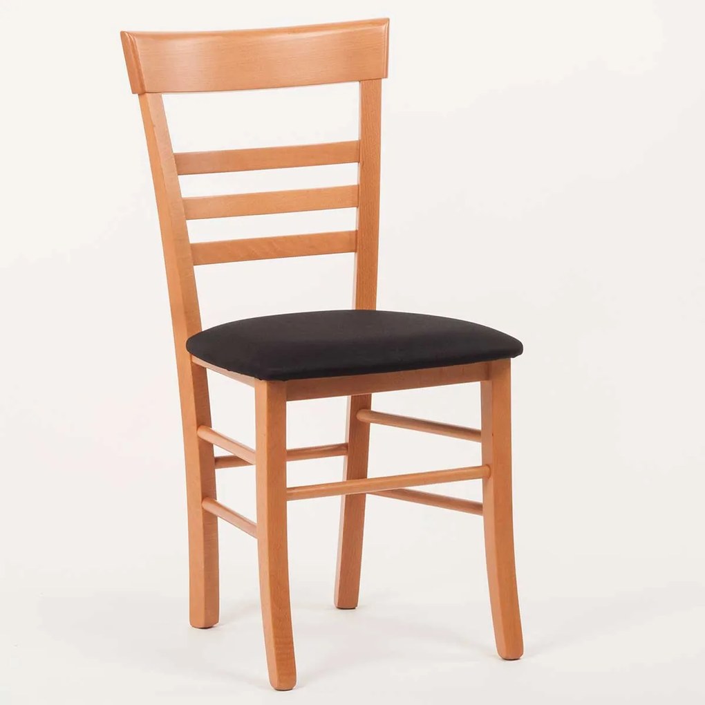 Stima Stolička SIENA s čalúneným sedákom Vyberte odtieň ->: Jelša, Vyberte látku ->: LUX Terracotta 10