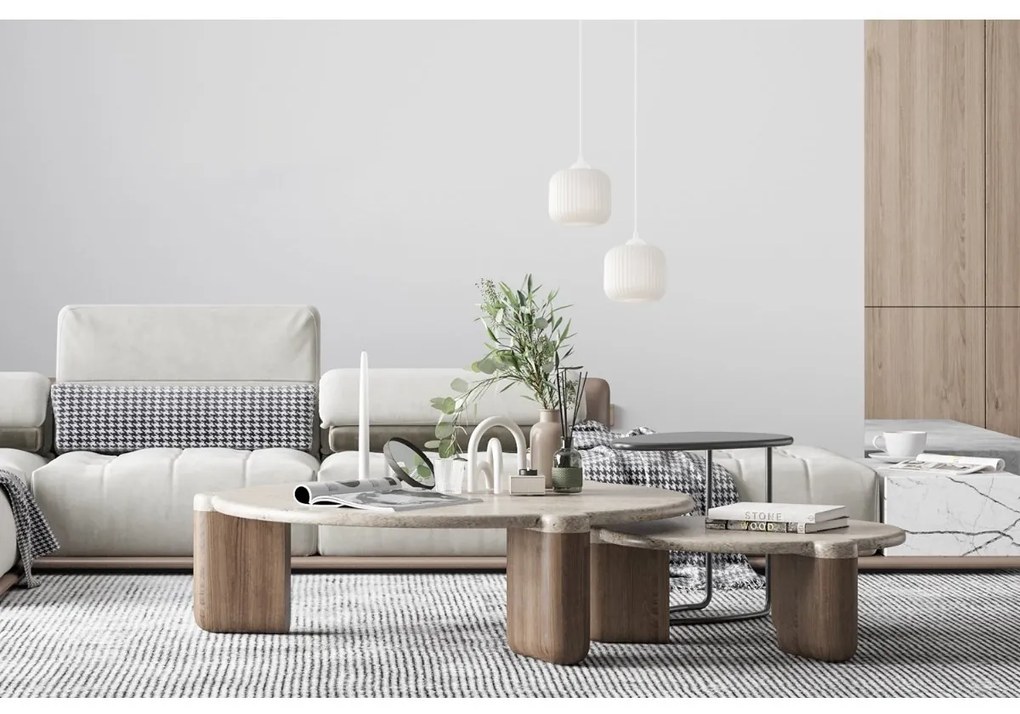 Závesné svietidlo Riffle, 1x biele sklenené tienidlo, w