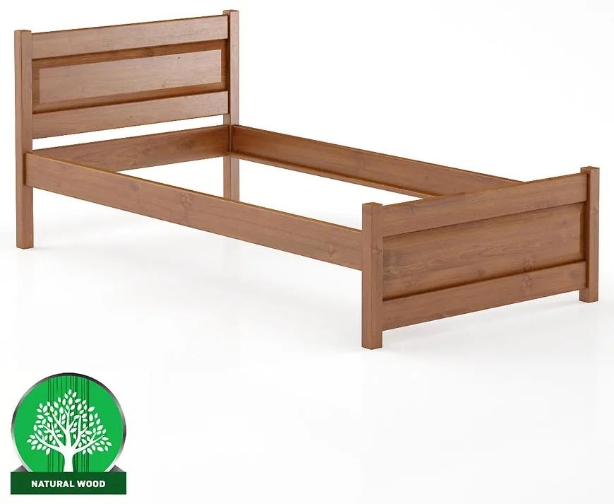Posteľ buková LK120–100x200 cherry