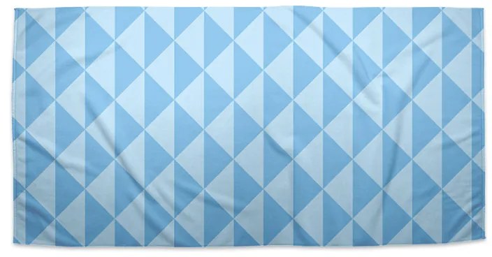 Sablio Uterák Modré obrátené pyramídy - 50x100 cm