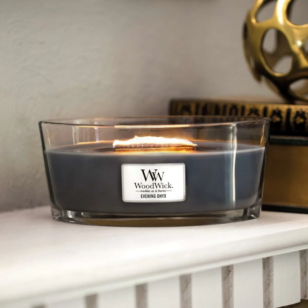 Vonná sviečka WoodWick Ship Evening Onyx, 453 g