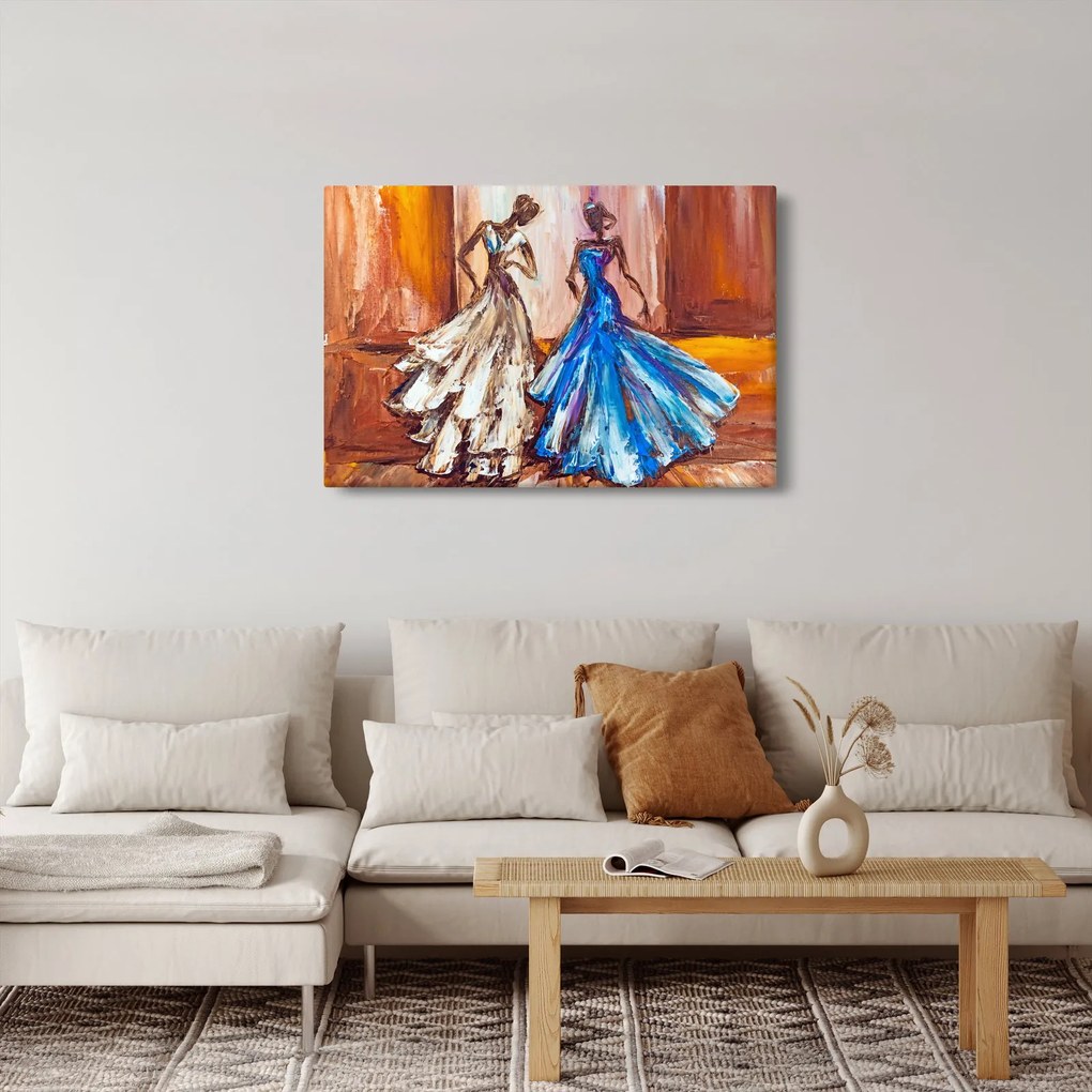 Obraz - Tanečnica, olejomaľba (90x60 cm)