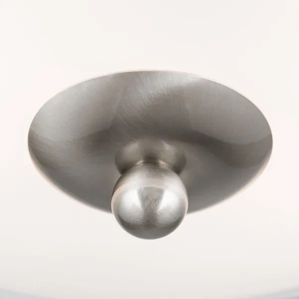 Orion DL 7-673- Stropné svietidlo LANDHAUS 2xE27/60W/230V pr. 28 cm m. chróm/biela