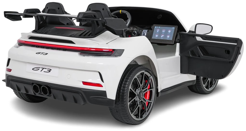 Detské elektrické autíčko Porsche 911 GT3 STRONG MP4 biele