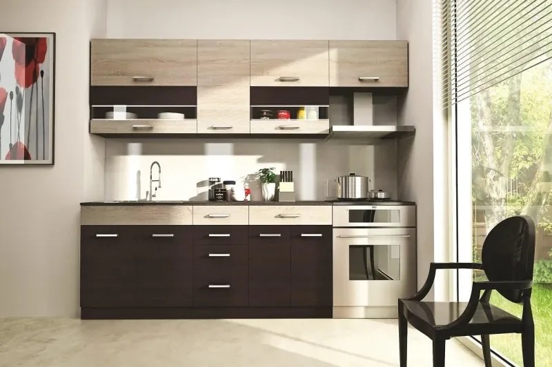 Kuchynská linka Scasi, dub sonoma/dub milano