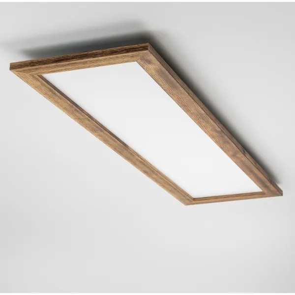 Brilagi - LED stmievateľné svietidlo SLIMFRAME WOOD LED/58W/230V 124x33,7 cm + diaľkové ovládanie