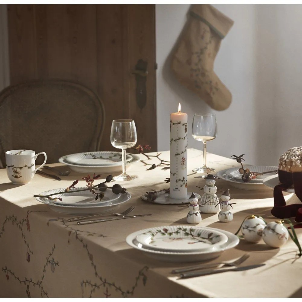 Sviečka doba horenia 56 h s vianočným motívom Hammershøi Christmas 2025 – Kähler Design