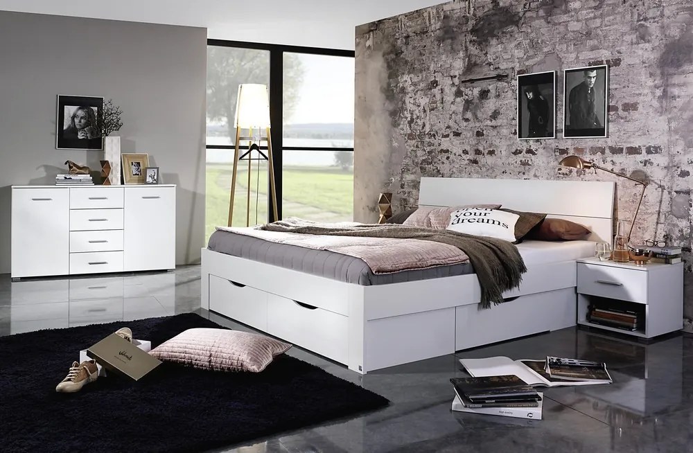 Posteľ Flexx 140x200 cm, biela