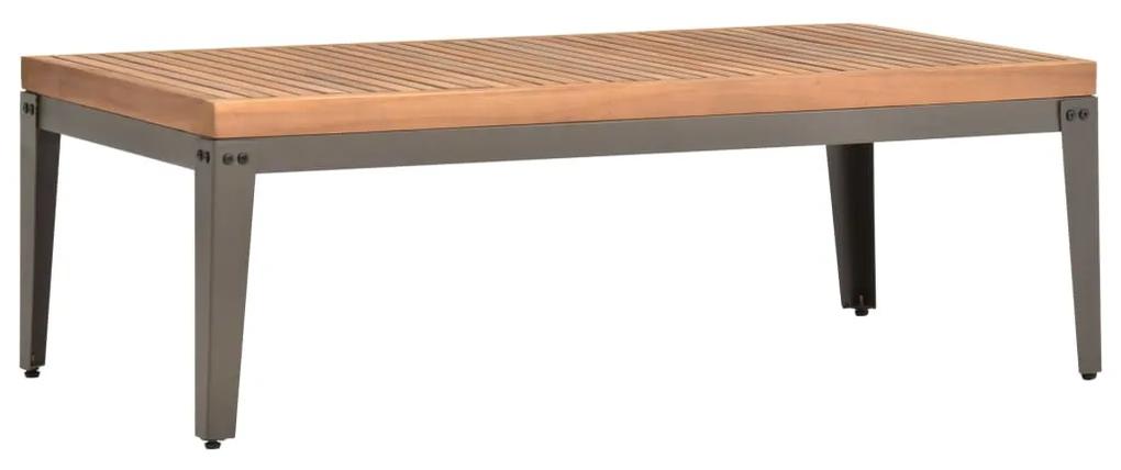 Záhradný konferenčný stolík 110x55x36 cm akáciový masív