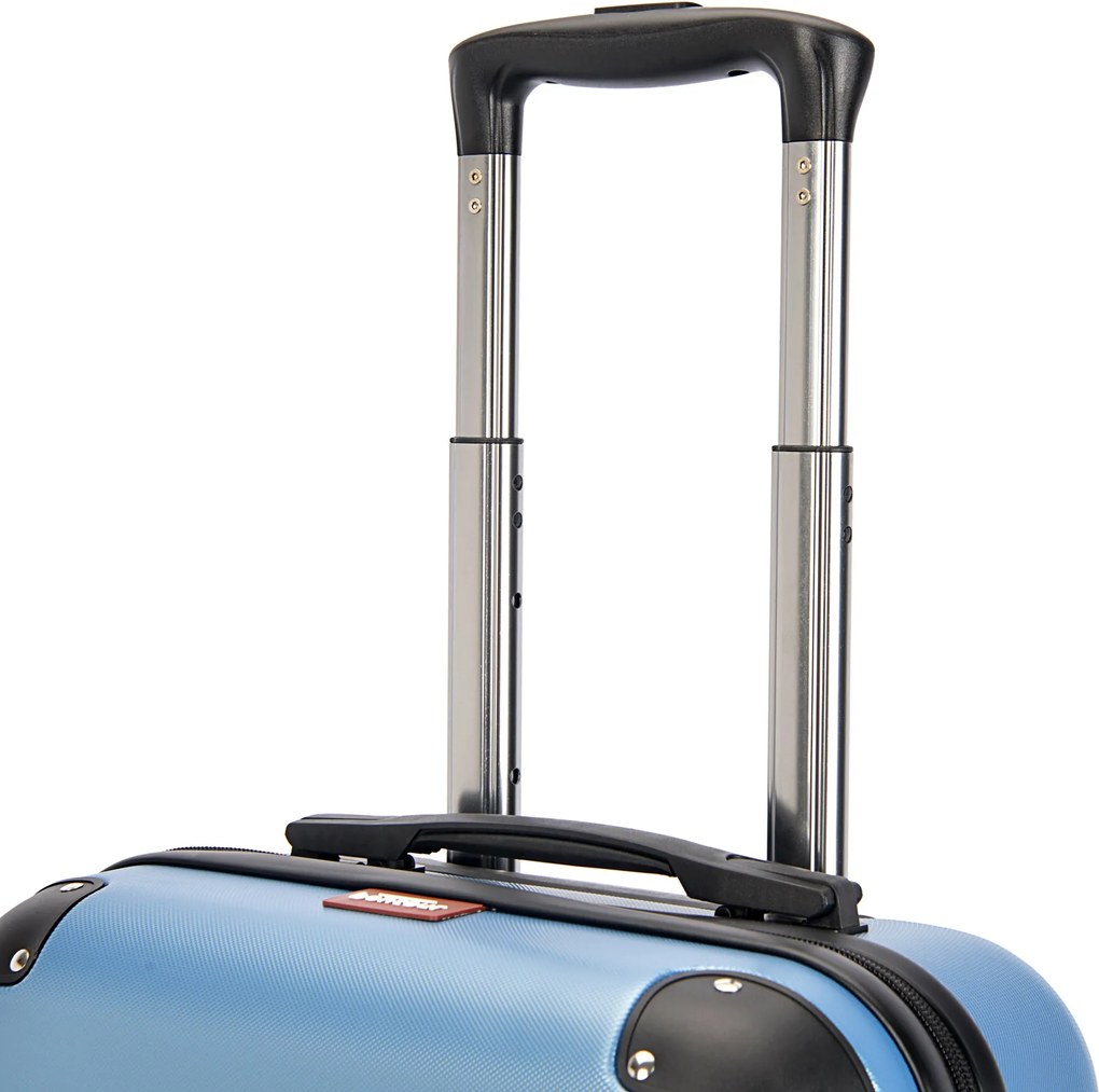 Kabínový kufor na 4 kolieskach 55x39x20cm ľadovo modrá