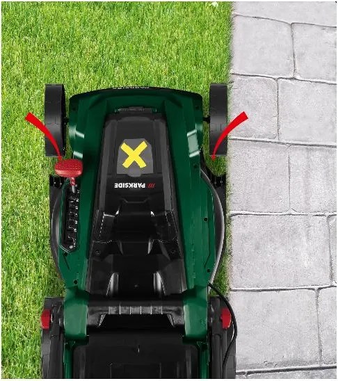 Parkside®  Aku kosačka na trávu Prma 40 E3 – bez akumulátorov  (100398630)