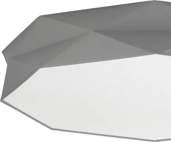 Stropné svietidlo KANTOOR 6xE27/15W/230V šedá