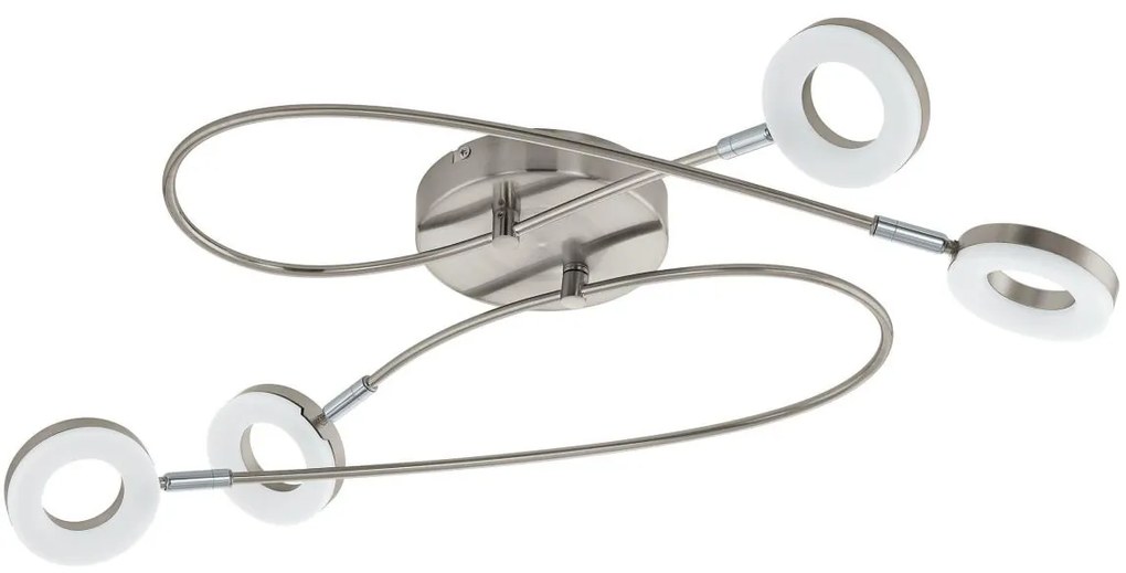 Eglo 75255 - LED stropné svietidlo MOSANO 4xLED/3,8W/230V matný chróm