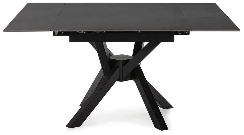 Rozkladací jedálenský stôl s prídavnou doskou s doskou z kameňa 90x150 cm Arlene – Marckeric