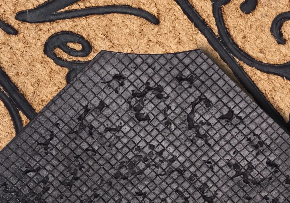 Hanse Home, Rohožka Welcome 105713 – na von aj na doma, 45x75, hnedá, chodba / predsieň