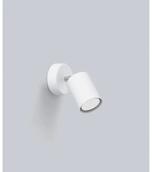Sollux SL.1123 - Nástenné bodové svietidlo LEMMI 1xGU10/40W/230V biela