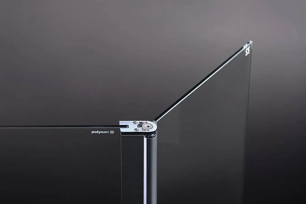 Polysan Polysan, MODULAR SHOWER stena na inštaláciu na múr, pre pripojenie otoč.panelu 900 mm, MS3A-90