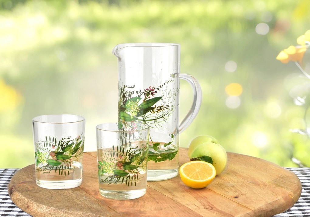 Sada 6 sklenic Idyllic 420 ml čirá/vícebarevná