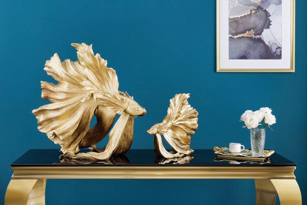 Ozdobná ryba Crowntail 65cm zlatá