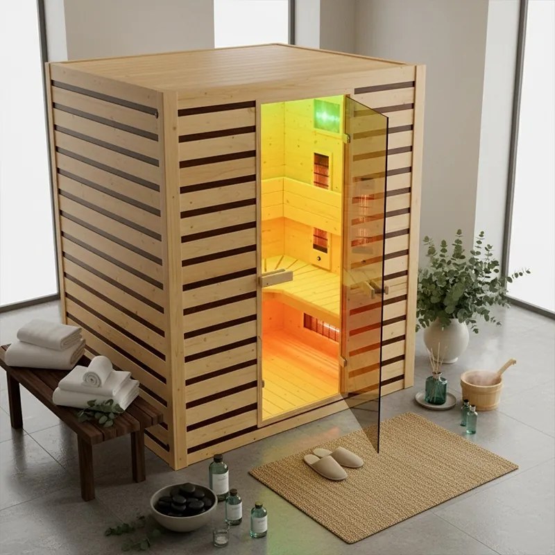 BPS-koupelny Infrasauna Relax HYD-6714 180x150, 4-5 osôb