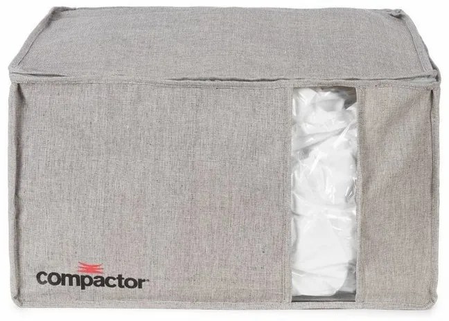 Úložný box s puzdrom Compactor Oxford XL, 150 l, sivá