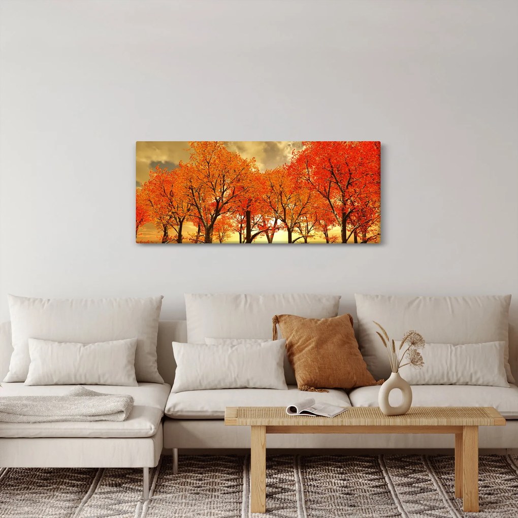 Obraz - Jeseň (120x50 cm)